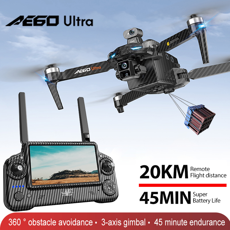 Drone Kit Professional - AE60 GPS Drone professionnel 8K caméra