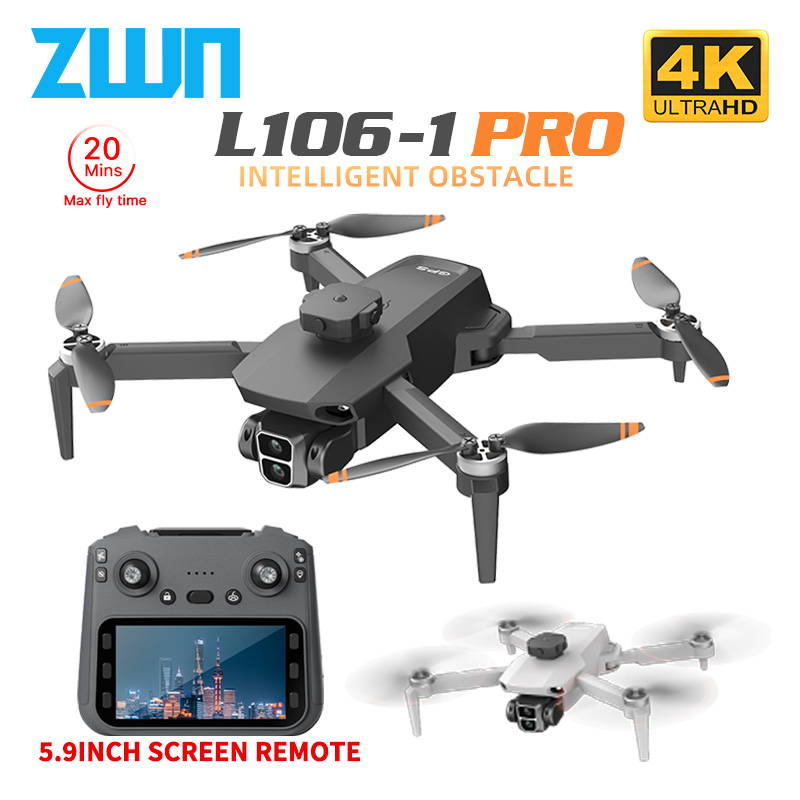 Drone Kit Professional - Drone professionnel GPS L106-1PRO avec écran
