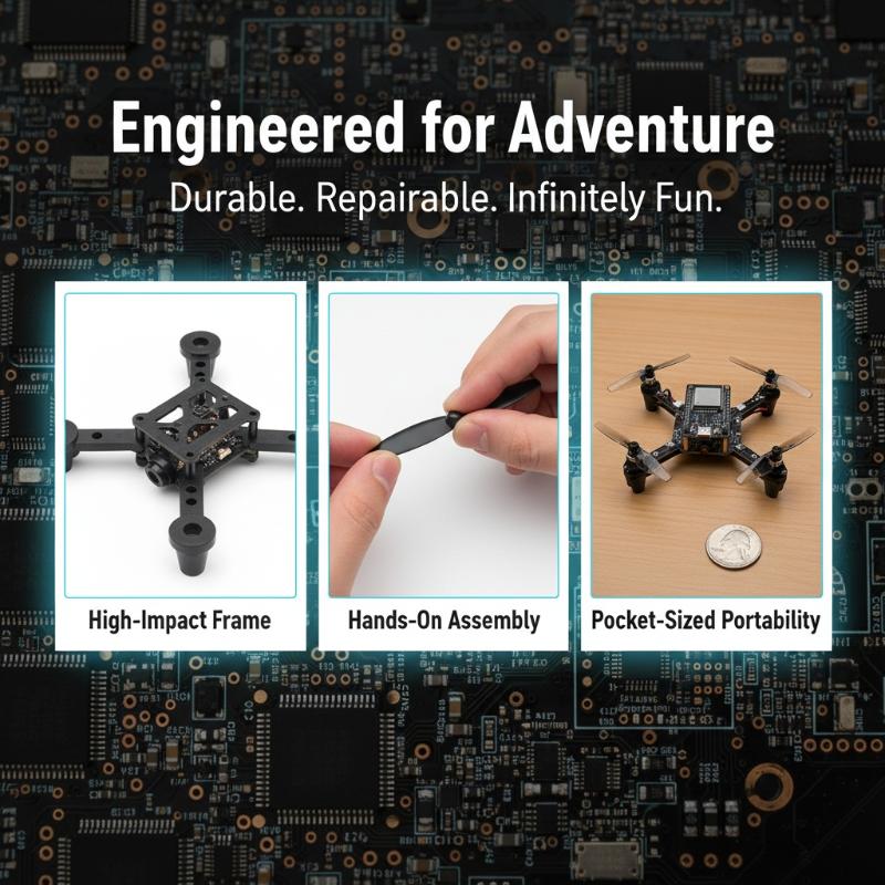 Kit de mini-drone open-source  - Drone Kit Parts Included avis et prix