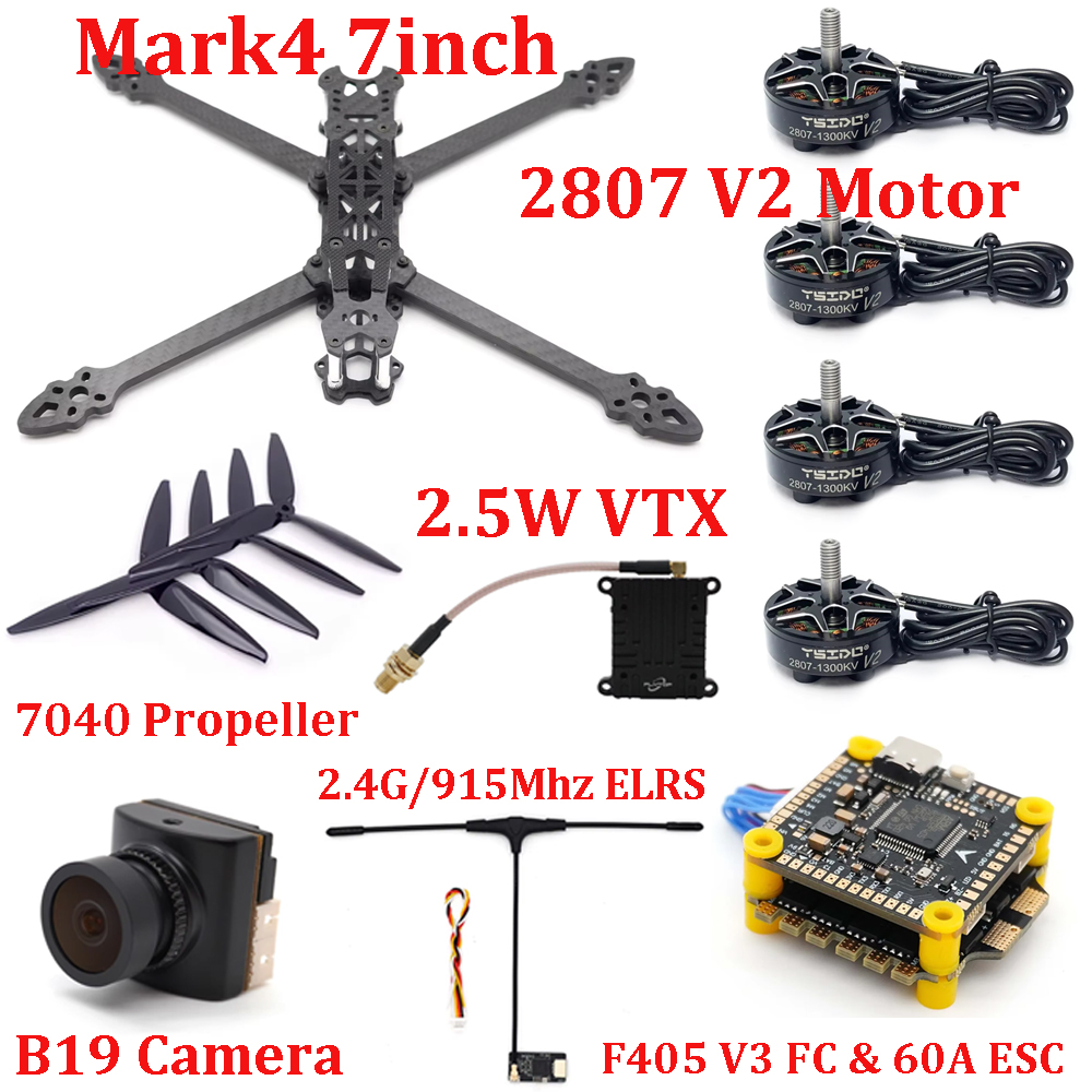 Kit de cadre Mark4 7 pouces F4 - Drone Kit Build Yourself avis et prix